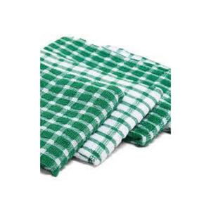 Rustic Green Golf Embroidered Cotton Dish <b>Towels</b> With Contrast <b>Stitch</b> India MOQ 50 GOTS B2B Pr Fast Courier Dispatch Worldwide - Product Image 1