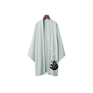 Caftán Beige Bordado con Diseño de Luna para Mujer, Vestido Largo de Manga Corta, Estilo Modesto para Oración, Ropa para Mujeres Musulmanas de Oriente Medio - Product Image 3