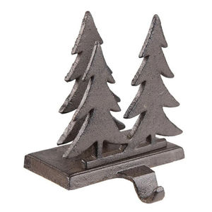 Bow Knot Shape Silver Christmas <b>Stocking</b> <b>Holder</b> For Hanging Decorative Use Xmas <b>Stocking</b> <b>Holder</b> For Fireplace Use - Product Image 2