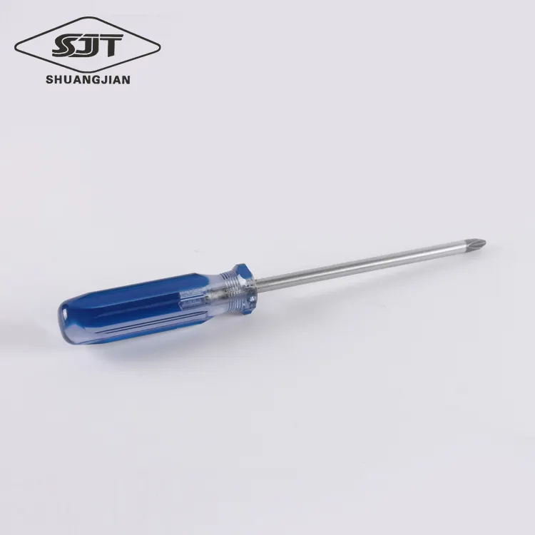 Household tool factory wholesale 1pc transparent screwdriver with printing logo