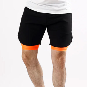 High Quality <b>Mens</b> Compression Shorts for Gym Running Fitness Sports Training Custom OEM Wholesale Sportswear - Product Image 1