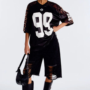 Maillot Premium 2026 Personnalisé Col V Respirant Streetwear avec Numéro Imprimé Entièrement Sublimé 99 - Product Image 2