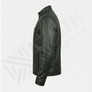 Chaqueta de Motociclista de Cuero Genuino para Hombre de la Mejor Calidad, Nueva Colección de Invierno, Chaquetas de Motocicleta con Protecciones Desmontables Personalizadas - Product Image 3
