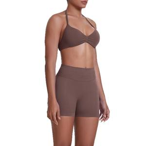 Conjunto Deportivo de Dos Piezas para Hombre, Transpirable, de Tela Oxford, con Logotipo Frontal, Pantalones Cortos Ajustados, para Yoga, Fitness y Running - Product Image 5