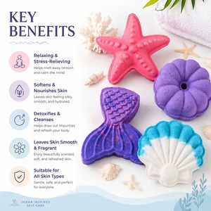 Fabricant de bombes de bain bio hydratantes, soins naturels à base de plantes, relaxants, emballage personnalisé OEM ODM, boule de bain certifiée - Product Image 4