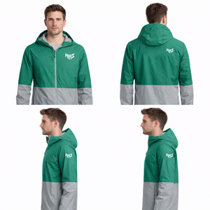 Chaqueta con Capucha Personalizada para Hombre, Impermeable, Ligera, Cortavientos, Ropa de Calle para Exteriores, Proveedor OEM al por Mayor, EE. UU. - Product Image 1