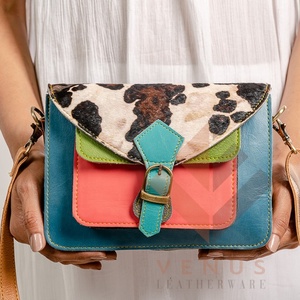 LW Women's Stylish Single <b>Strap</b> Cross Body Bag Genuine Leather Fringe <b>Shoulder</b> Sling for Girls Bohemian Style for Winter Spring - Product Image 1