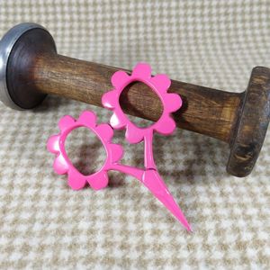 Mini Sunflower Embroidery Scissors Red Blue Aqua Green 2.5 Stainless Steel Hair <b>Thinning</b> Scissors - Product Image 1