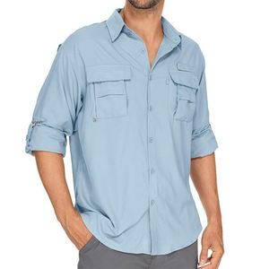 Camisa de Pesca para Hombre de Secado Rápido UPF 50+, Ligera, Transpirable, con Botones, Protección Solar, Ropa de Alto Rendimiento - Product Image 6