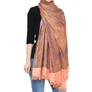 Luxury Women Kashmiri Pashmina Black Floral <b>Shawl</b> Winter Warm Ethnic Embroidered Breathable Multi-Purpose <b>Wrap</b> Dupatta Stole - Product Image 4