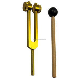 Diapason lesté WPS Gold Merkaba Soul Star 272,2 Hz 8ème Chakra pour la guérison sonore, la méditation, le bien-être, la clinique ORL - Product Image 4