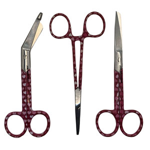 Ensemble de 3 ciseaux de soins infirmiers, ciseaux à pansements et forceps à artères, ciseaux multi-usages pour soins infirmiers et chirurgicaux - Product Image 1