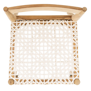 Silla de Comedor Moderna de Madera de Teca Sólida con Asiento Acolchado, Muebles Elegantes de Madera para Comedor, Restaurante, Cafetería - Product Image 6