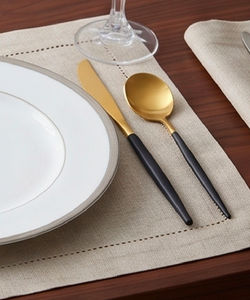 Minimalist Flatware Set <b>Gold</b> <b>Black</b> Handle Mirror Polish Stainless Steel Dishwasher Safe Wedding Dining <b>Cutlery</b> - Product Image 6