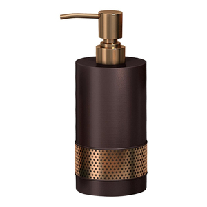 Wholesale Supplies Rose Gold Stainless Steel Bathroom Set <b>Hand</b> Pump <b>Soap</b> Dispenser <b>Refillable</b> Lotion Bottle For Hotel Bathroom - Product Image 5