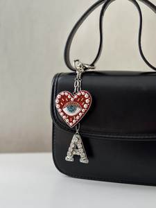 Handmade Embroidery Beaded <b>Keychain</b> Elegant Seed Bead Key Ring Eco-Friendly MD HANDICRAFTS for Gift and Everyday Carry - Product Image 2