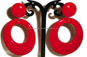 2025 excellente qualité boucles d'oreilles résine Simple mode en gros Top tendance boucles d'oreilles femme bijoux à prix compétitif - Product Image 2