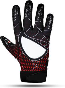 ถุงมือรับบอลอเมริกันฟุตบอลระดับพรีเมียม ฝ่ามือซิลิโคนเหนียว คุณภาพสูง สีตามสั่ง โลโก้ตามสั่ง น้ำหนักเบา - Product Image 4