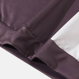 Sweat-shirt à col rond pour homme, coupe ample, color-block, tricoté, décontracté, pour l'automne - Product Image 3