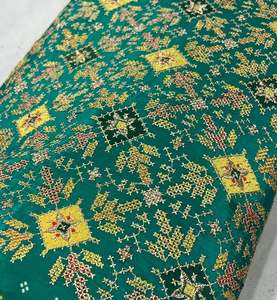 Multi Embroidery Fabric African Lace Textile Premium Net Mesh <b>Sequins</b> Beaded Fashion Dress <b>Material</b> for Women Export Premium - Product Image 4