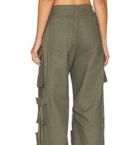 Pantalones Cargo Utilitarios para Mujer, Duraderos, Cómodos, con Múltiples Bolsillos, Casuales, a la Moda, Fabricante Mayorista, Jeans Modernos para Mujer - Product Image 3