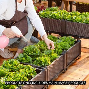 160cm Deep Durable Garden <b>Bed</b> with Legs <b>Outdoor</b> Container for Vegetables Herbs & Flowers Durable Planter Box H - Product Image 3