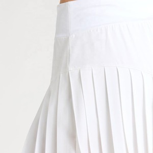 Jupe de tennis personnalisée pour femmes, couleur unie, décontractée, pour l'extérieur, avec poches, haute qualité, vente chaude - Product Image 1