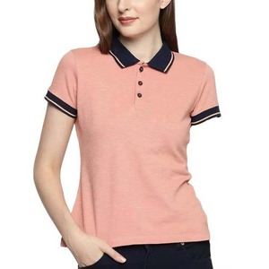 Camiseta Polo de Mujer 100% Algodón, Material Transpirable, Manga Corta, para Golf, Camisetas Polo Lisas para Damas, Gran Venta - Product Image 3