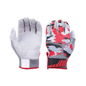 Wholesale Professional Unisex Baseball Batting Gloves Customized Design Sheepskin Leather High Quality Lightweight Wrist Support - Product Image 1