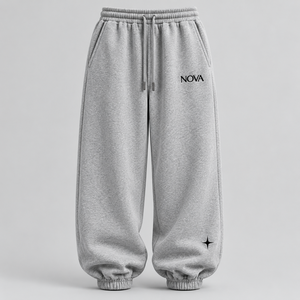 <b>mens</b> heavyweight <b>fleece</b> baggy sweatpants custom logo oversized <b>jogger</b> pants wide leg trousers high quality streetwear <b>joggers</b> me - Product Image 1