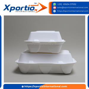 Contenedor de Alimentos Desechable Tipo Concha de Almeja de 6x6 Pulgadas, 3CP, Antiderrames, de Grado Alimenticio, Suministro al por Mayor para la Industria de Servicios Alimentarios - Product Image 2