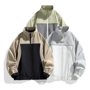 Veste coupe-vent imperméable pour homme, veste personnalisée de style Letterman - Product Image 6