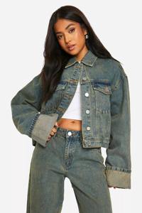Women's Denim <b>Jacket</b> Casual Solid Color Jean Coat High Quality <b>Long</b> Sleeve Button Down Denim Shirt <b>Jacket</b> for Ladies - Product Image 5