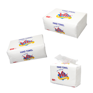 Toalla de papel para manos de alta calidad, tamaño personalizado, 1 capa o capas personalizadas, hecha de pulpa de madera virgen para hotel - Product Image 1