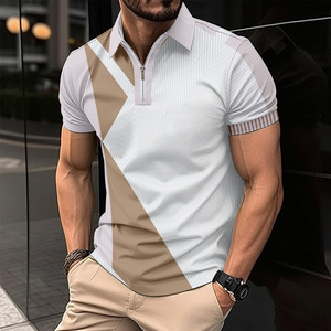 Polo brodé de luxe pour homme, tissu en coton doux de qualité supérieure, vêtement décontracté élégant, polo personnalisé de haute qualité avec logo - Product Image 3