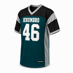 Maillot de football américain personnalisé sublimé Khumbro Team - Maillot sans manches pour homme, col en V, tissu respirant en polyester/coton, OEM Team - Product Image 3
