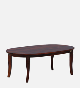 High End Sheesham Wood <b>Oval</b> Design <b>Coffee</b> <b>Table</b> with Natural Texture and Stylish Build Elegant Living Room Center <b>Table</b> - Product Image 2