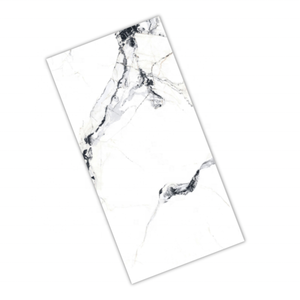 Baldosas de porcelana rectificada pulida y brillante de gran tamaño, 60x120 cm, en colores naturales y piedra, para pisos de casas y oficinas. - Product Image 1