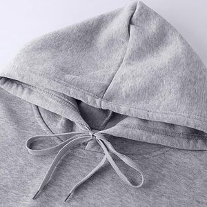 Sweat à capuche unisexe pour homme, coupe classique, en molleton polyester/coton, avec logo imprimé sur le devant et motif uni - Product Image 4