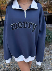Sudadera Oversize de Dos Tonos con Media Cremallera y Cuello Alto para Mujer, con Logo Frontal Personalizable, Estilo Casual Urbano, Sostenible, para Invierno - Product Image 6