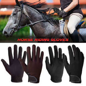 Gants d'équitation thermiques d'hiver, chauds, coupe-vent, pour l'entraînement et la pratique professionnelle à l'extérieur par temps froid - Product Image 2