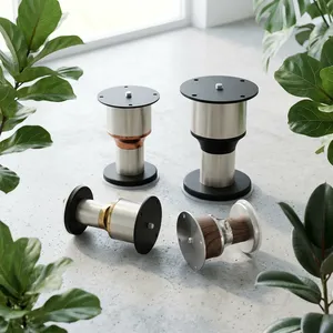 Modern Stainless Steel <b>Sofa</b> <b>Leg</b> Adjustable Metal Furniture <b>Leg</b> <b>for</b> Cabinet TV Unit Bed Coffee Table Furniture Feet - Product Image 2