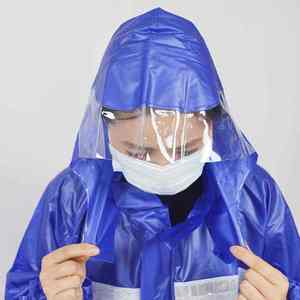 ชุดกันฝนคุณภาพสูงแบบกันน้ำ เสื้อกันฝนแบบสะท้อนแสงพร้อมกางเกงสำหรับผู้ขับขี่มอเตอร์ไซค์ ชุดกันฝนเพื่อความปลอดภัย - Product Image 3