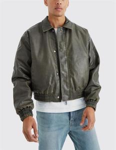 Blouson Bomber Parachute Homme Léger et Coupe-Vent en Toile Non Tissée Écologique avec Cordon de Serrage, Style Urbain, Vente en Gros - Product Image 5