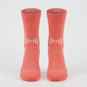 Moisture Wicking Sports <b>Socks</b> Cushioned Crew Running <b>Socks</b> Customized Color Breathable Athletic Performance <b>Gym</b> Training Gear - Product Image 1