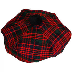 Gorro Escocés MacDonald TAM O SHANTER para Hombre, Boina de Lana de Alta Calidad, Balmorals Tartan Tammy Hat 2026 - Product Image 3