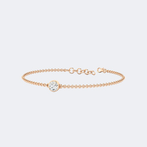 0.50CTW Round Bezel-<b>Set</b> Diamond Station Bracelet - Product Image 6