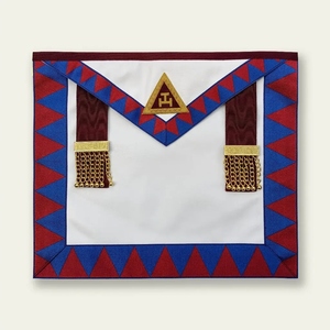 Compre delantal masónico Royal Arch Grand Chapter con bordado de hilo metálico de primera calidad del Reino Unido, delantal de logia personalizado. - Product Image 2