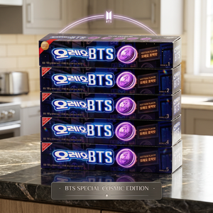 Oreo BTS Édition Spéciale Cosmic Saveur Hotteok – Pack de Biscuits Coréens Édition Limitée 100g x 5 – 5 Paquets – Idée Cadeau Surprise Savoureuse - Product Image 1