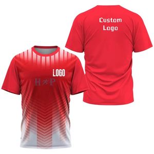 Camisetas ligeras de secado rápido sublimadas, camisetas de poliéster, camisetas deportivas de diseño personalizado, camisetas impresas para gimnasio, correr y entrenamiento. - Product Image 3